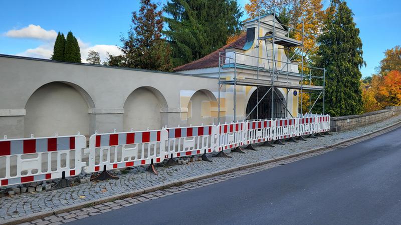 Baustelle Sanierungsobjekt Ölbergdenkmal Baustelle Sanierungsobjekt Ölbergdenkmal